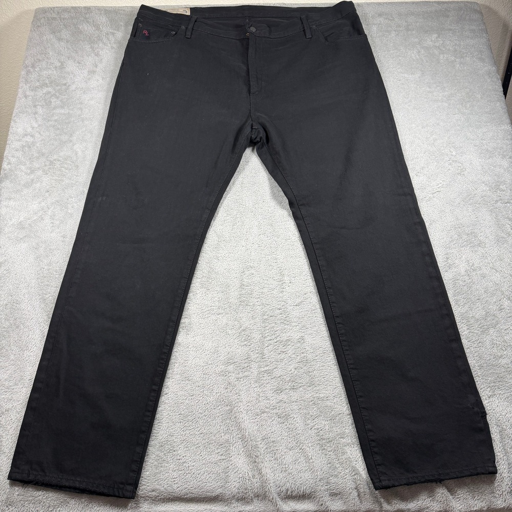 Polo Ralph Lauren Hampton Straight Jeans Men 44Bx34 Black Authentic Dungarees